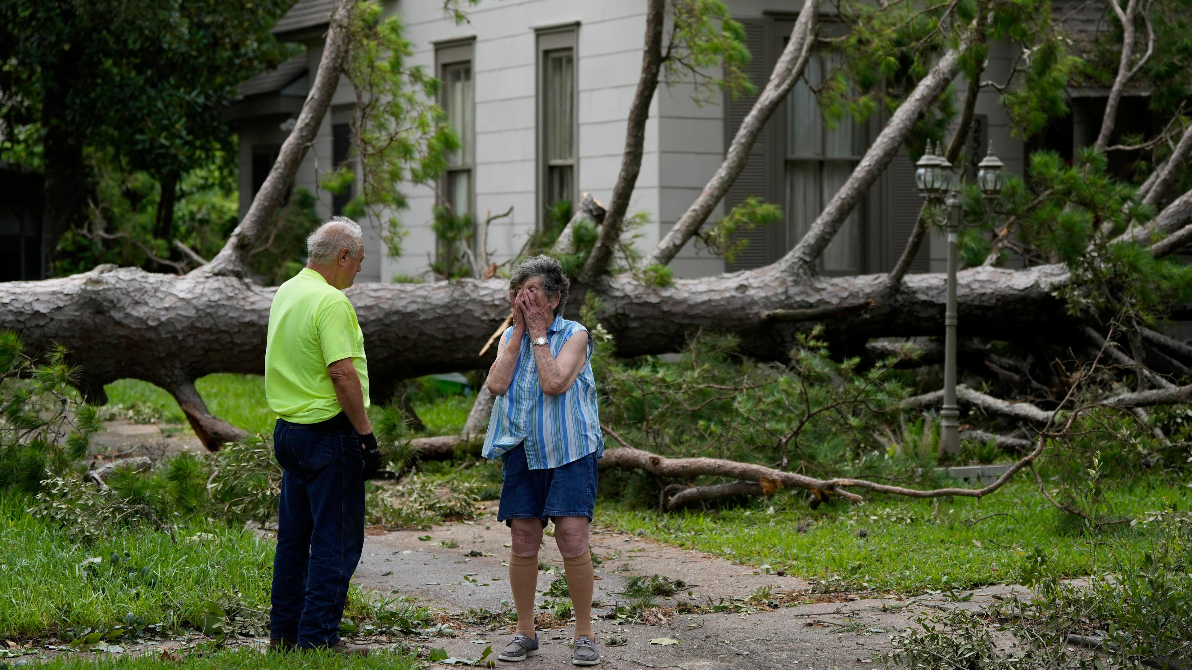 Der Sturm "Beryl" hat in Texas viel Schaden angerichtet.