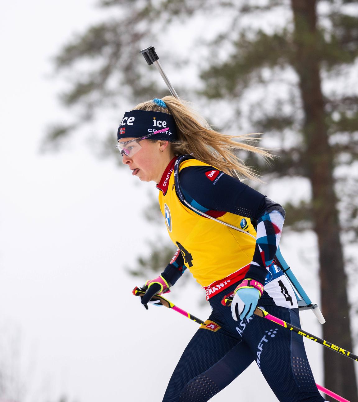 Biathlon: Ingrid Landmark Tandrevold aus Norwegen tritt beim IBU-Weltcup im 15-km-Einzel der Frauen an