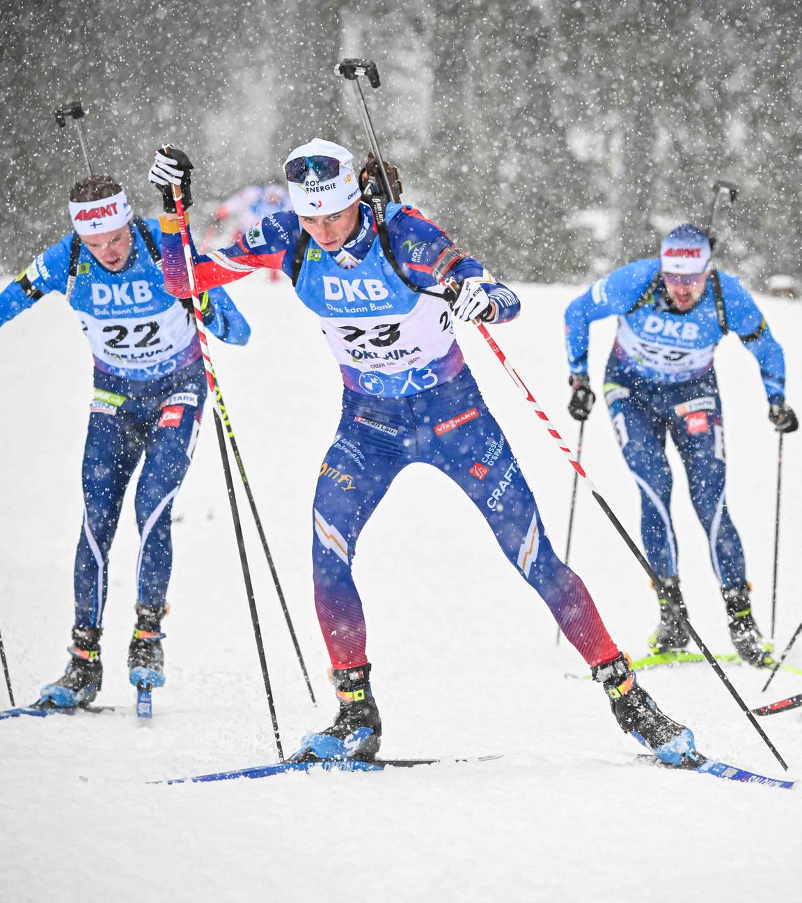 Tero Seppala aus Finnland, Eric Perrot aus Frankreich, Olli Hiidensalo aus Finnland und Justus Strelow aus Deutschland.