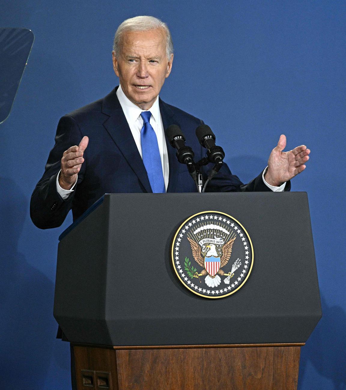 Biden stellt Selenskyj bei Nato-Zeremonie irrtümlich als Putin vor