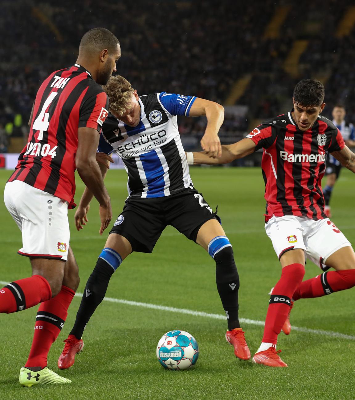 Fußball: Bielefeld - Leverkusen.