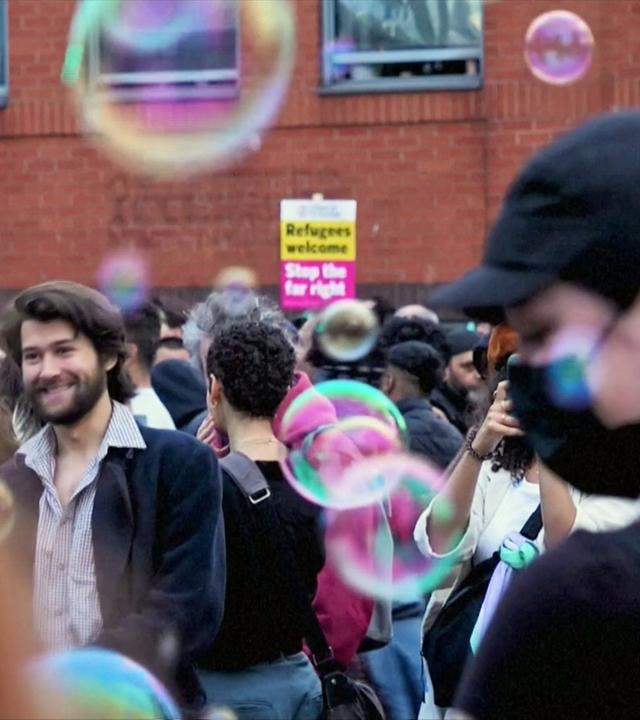 Demonstrationen in England