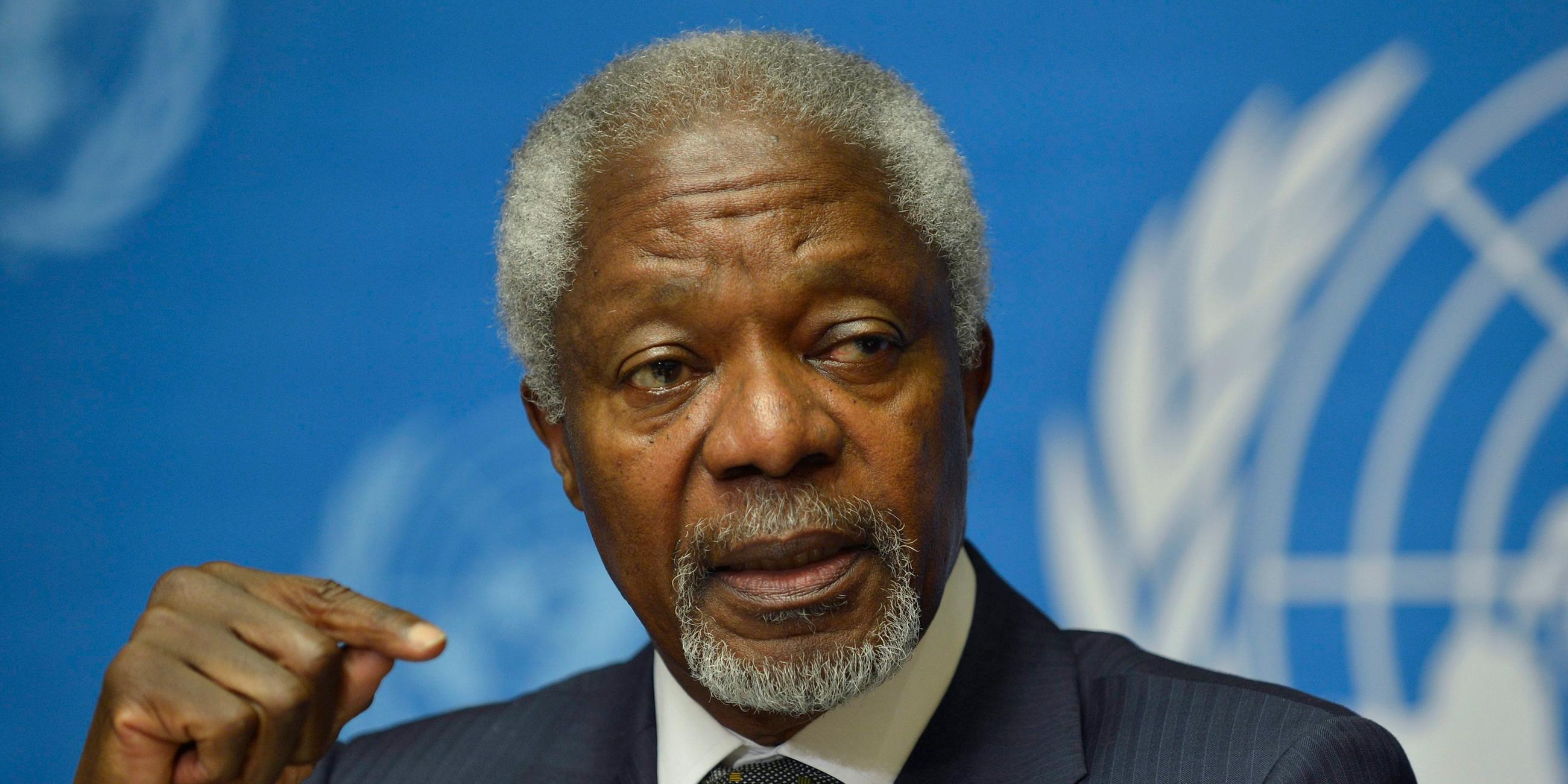 Nobelpreisträger Kofi Annan