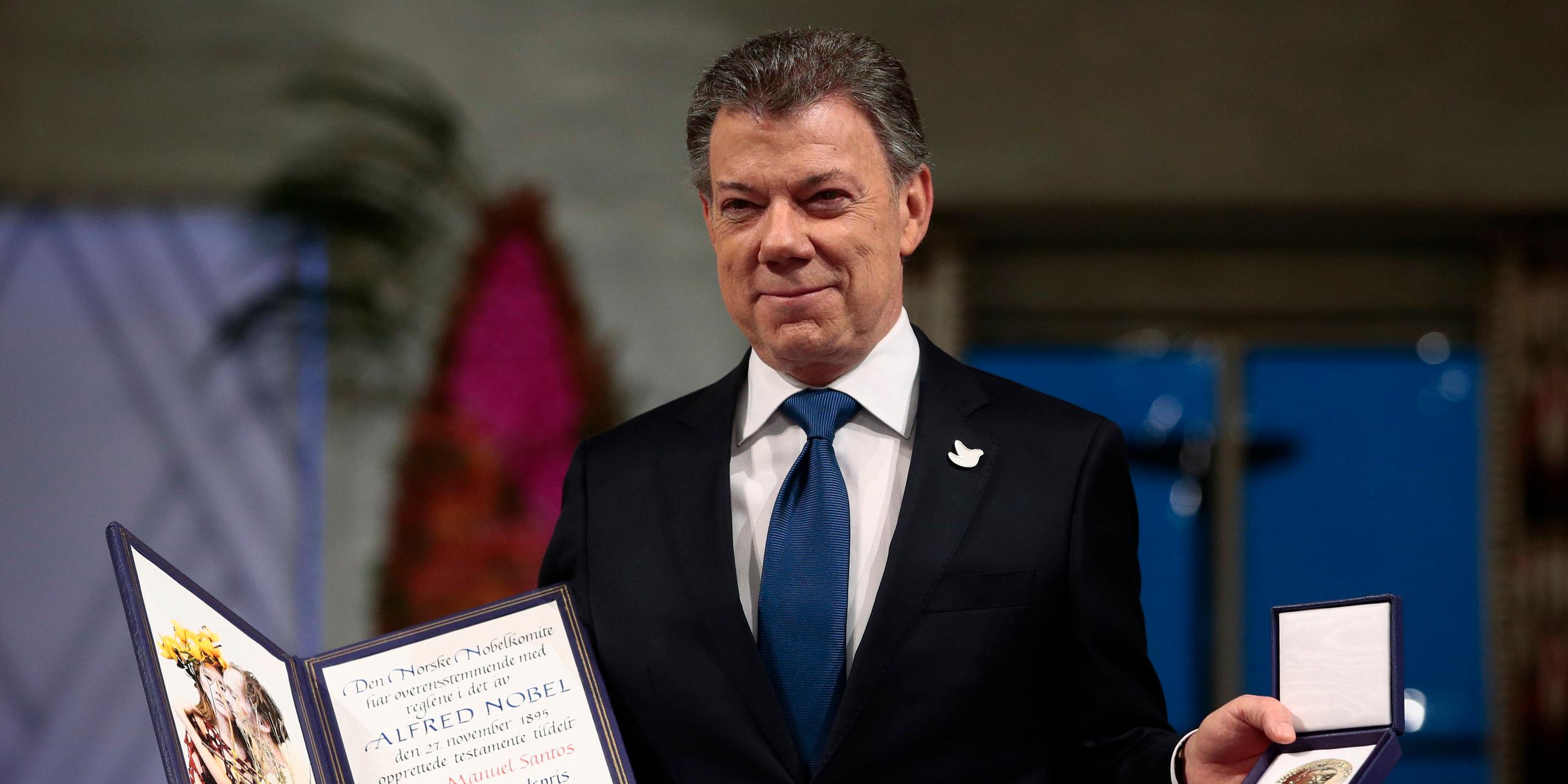 Nobelpreisträger Juan Manuel Santos