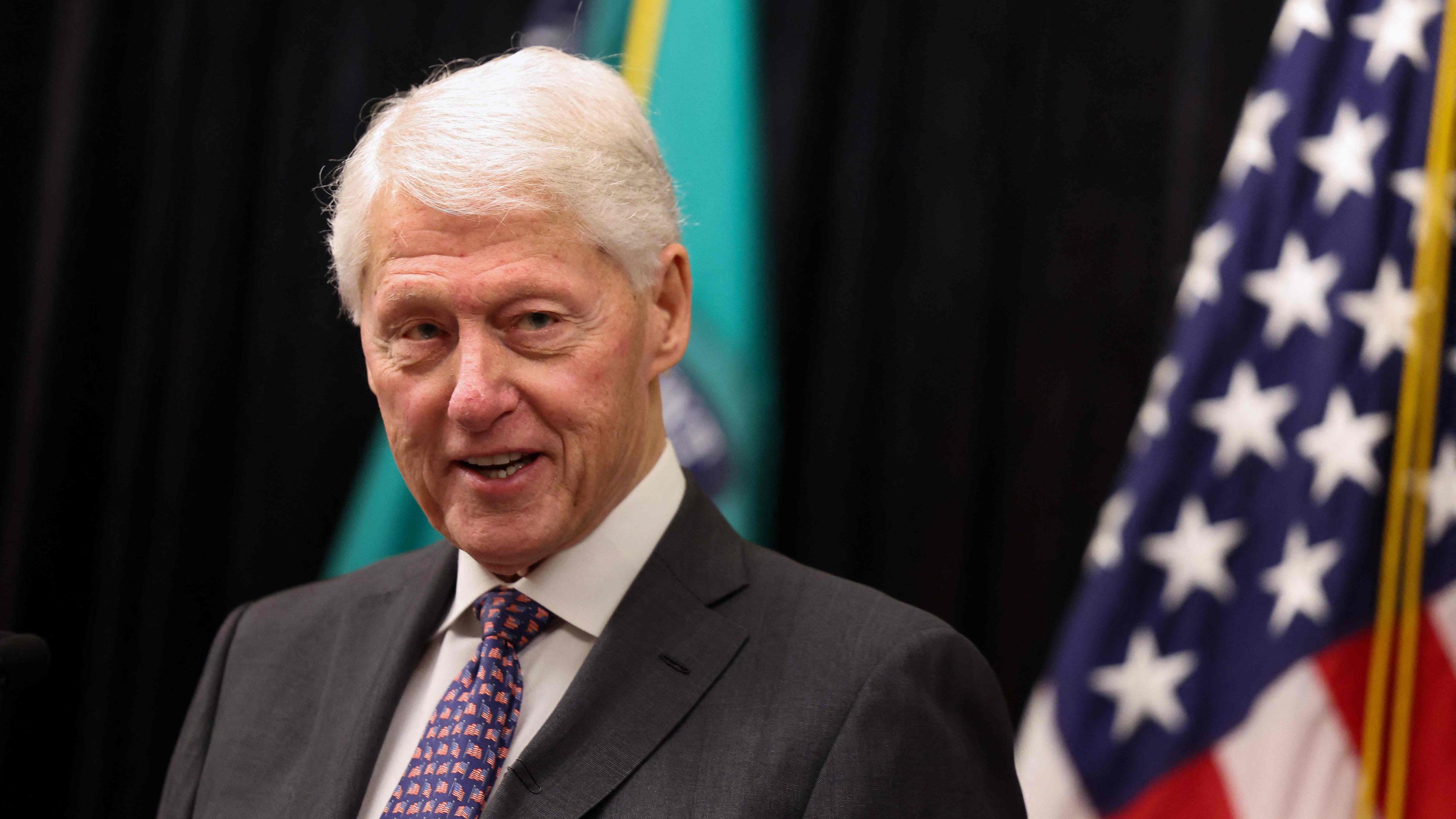 Der ehemalige US-Präsident Bill Clinton bei einem Event in Washington.