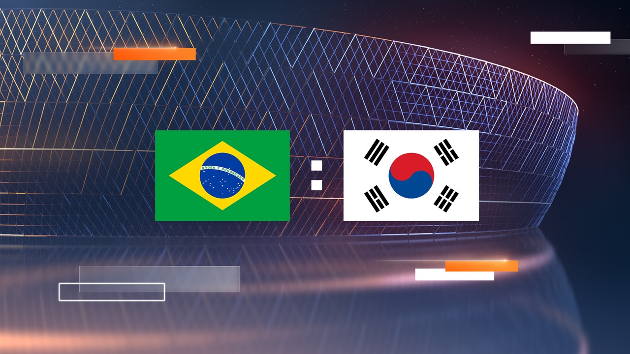 Achtelfinale Brasilien - Südkorea Fußball-WM 2022