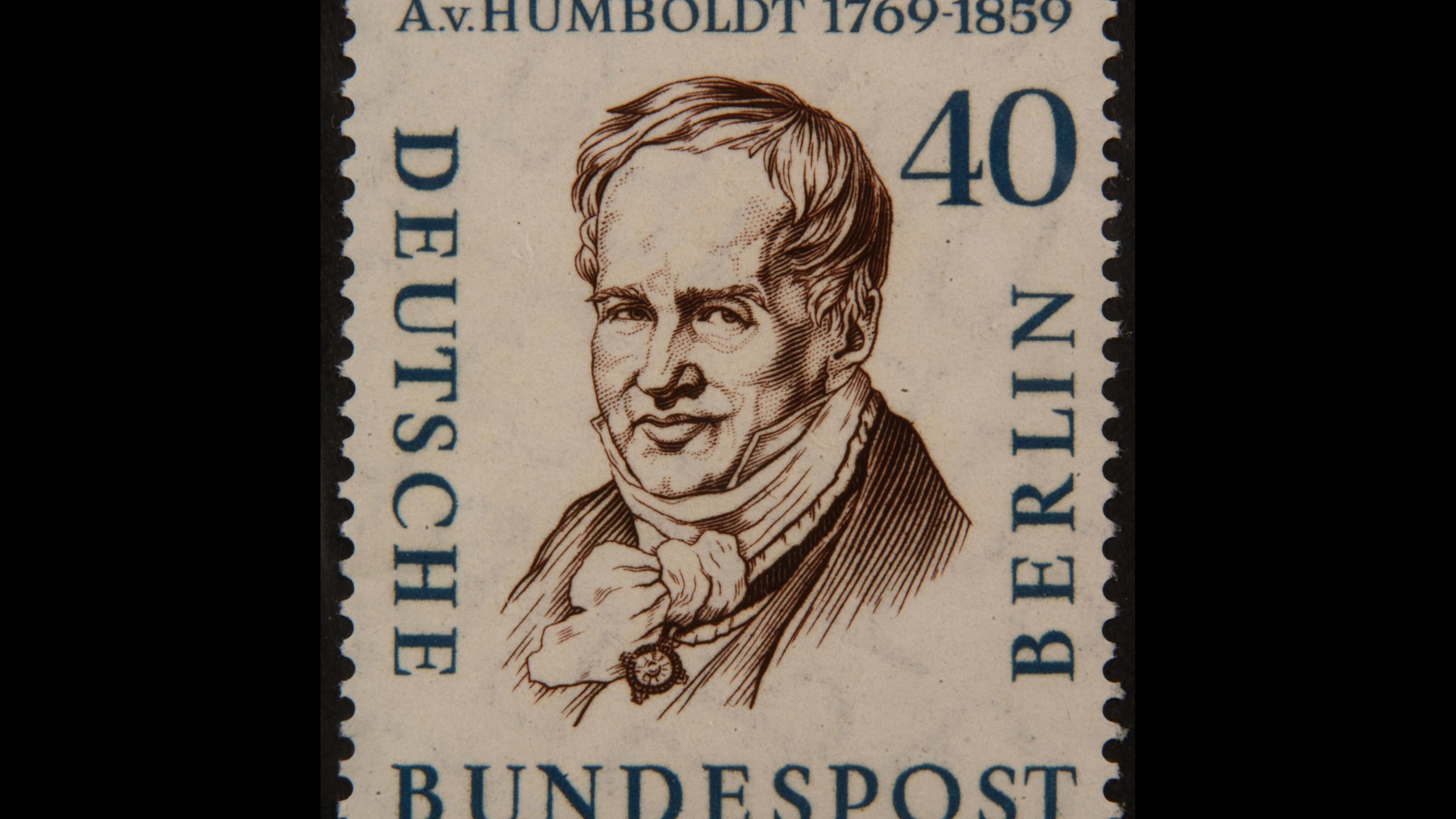 Briefmarke von Alexander von Humboldt