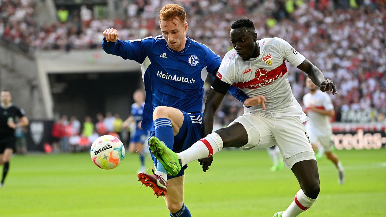 Stuttgart Rettet Punkt Gegen Schalke | Bundesliga - Highlights ...