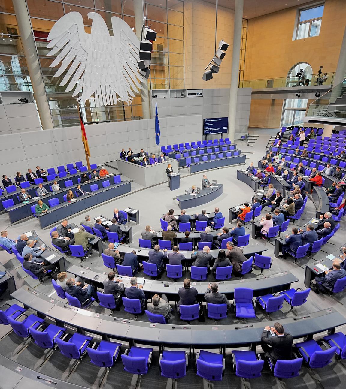 Der Bundestag von innen.