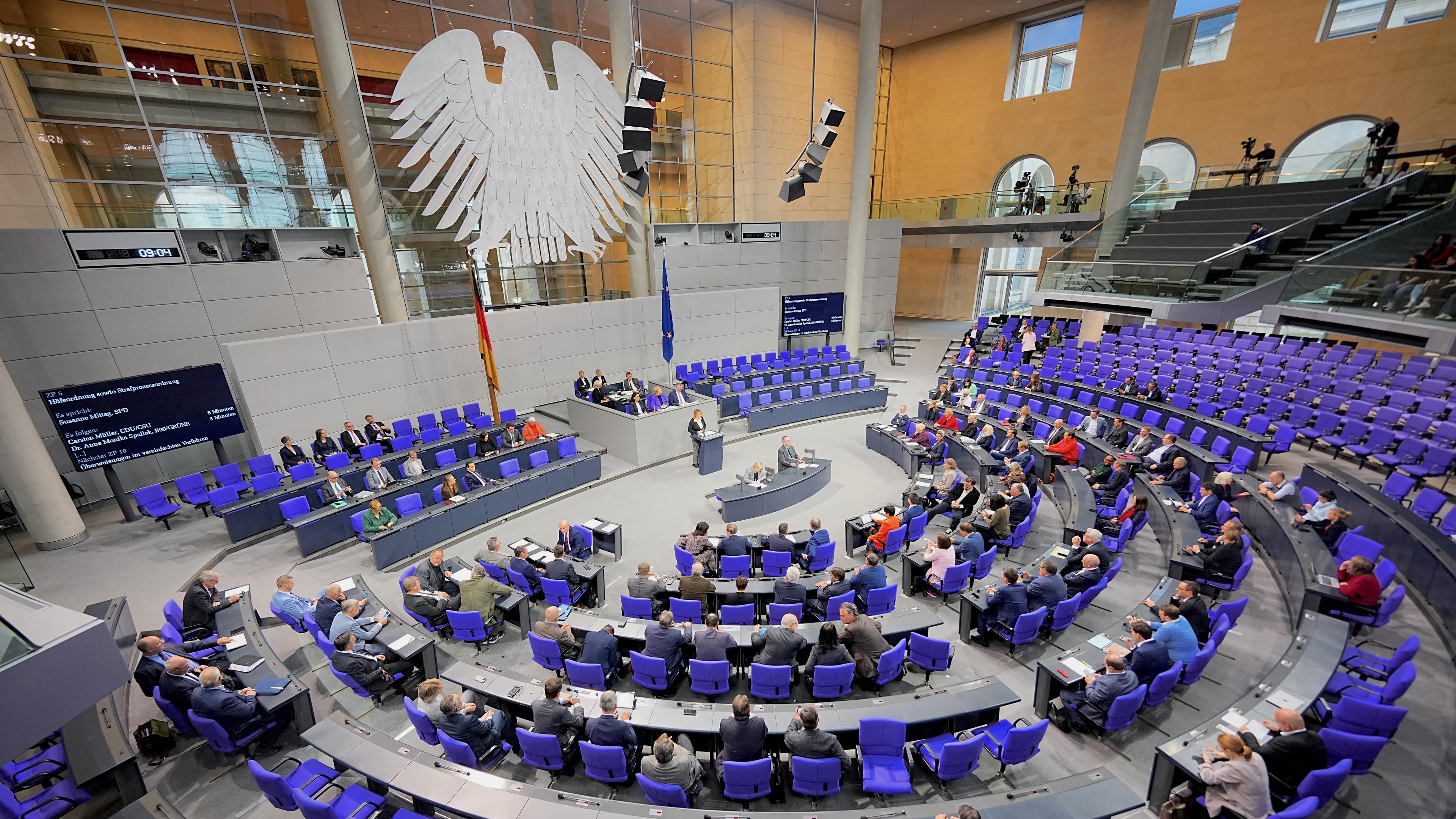 Der Bundestag von innen.