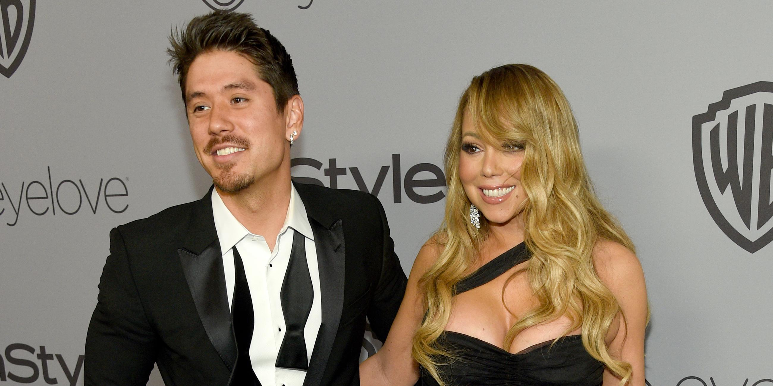 Popstar Mariah Carey und Tänzer Bryan Tanaka