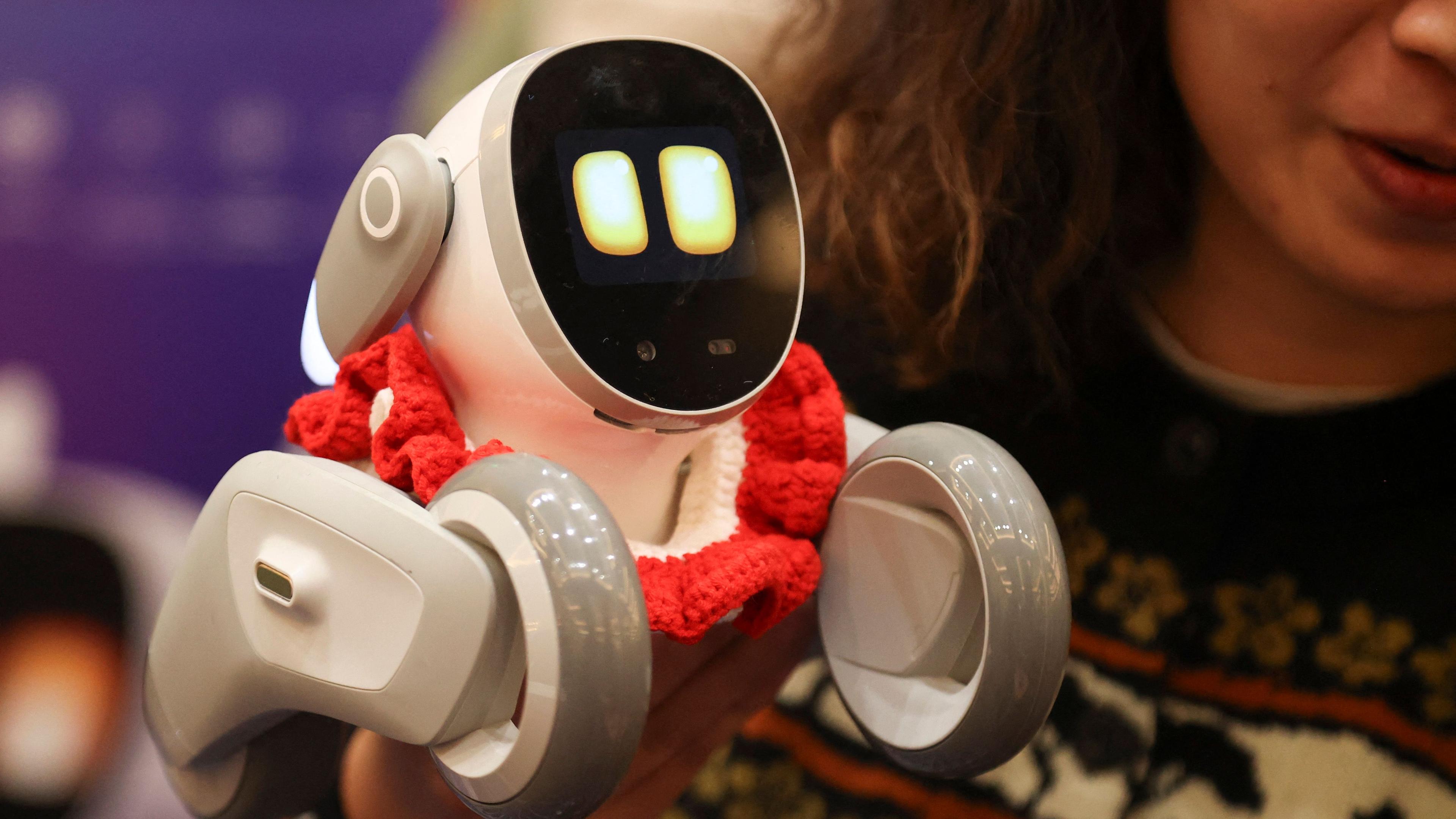 KI-Robotertier auf der Consumer Electronics Show in Las Vegas