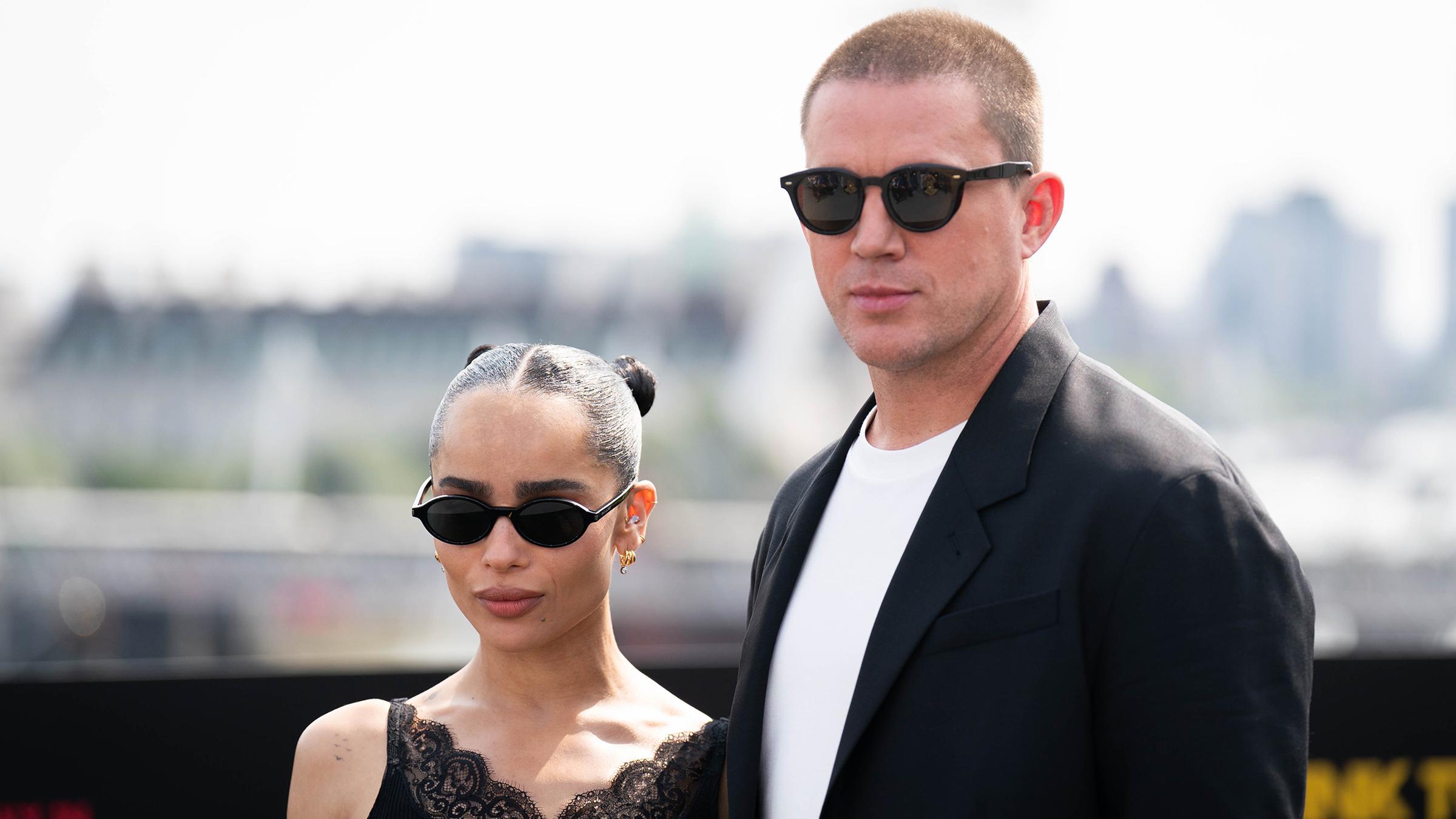 Der Schauspieler Channing Tatum und die Schauspielerin Zoe Kravitz.