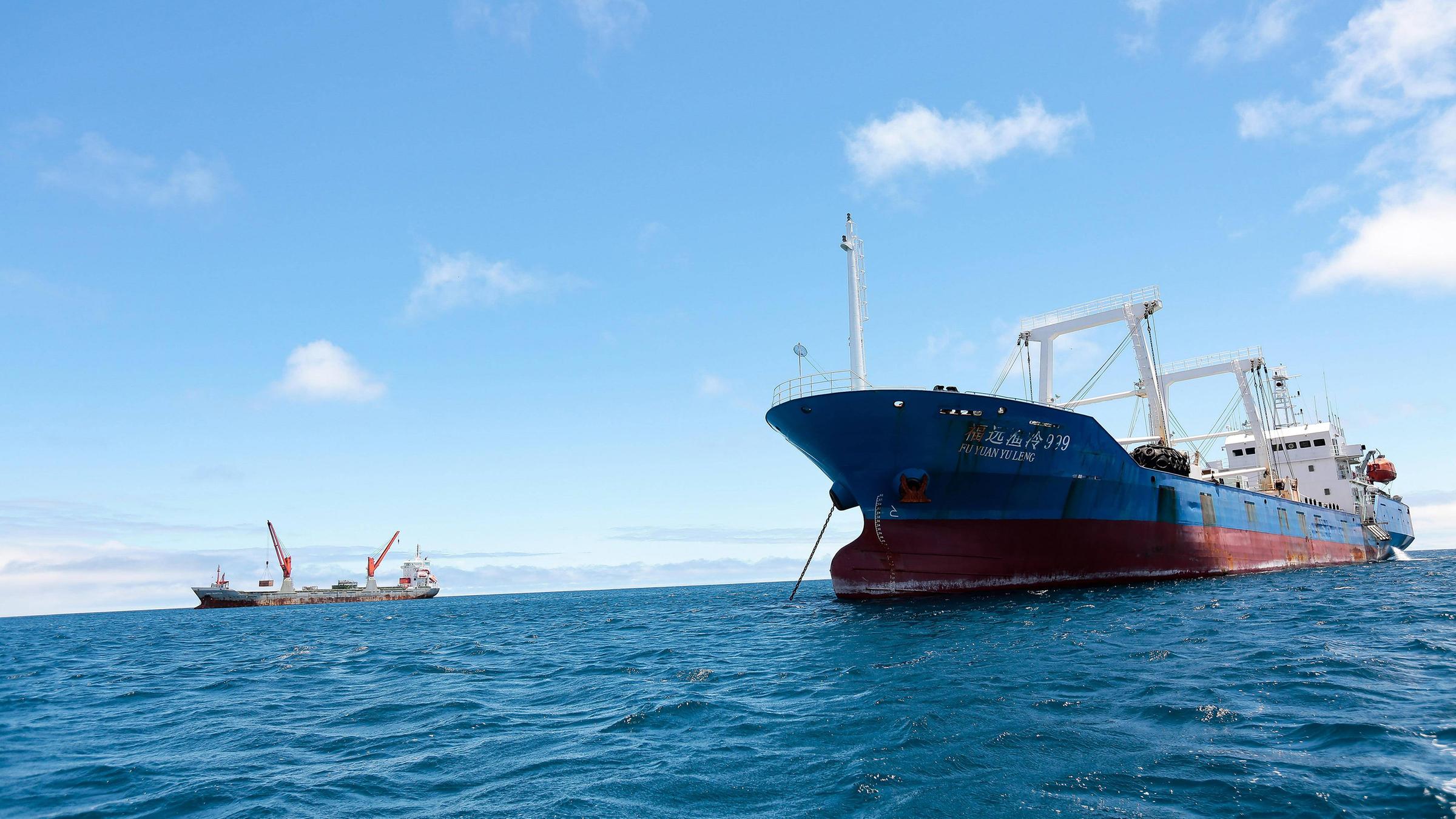 Uberfischung Und Vermullung Galapagos Wo Chinas Schwimmende Stadt Fischt Zdfheute