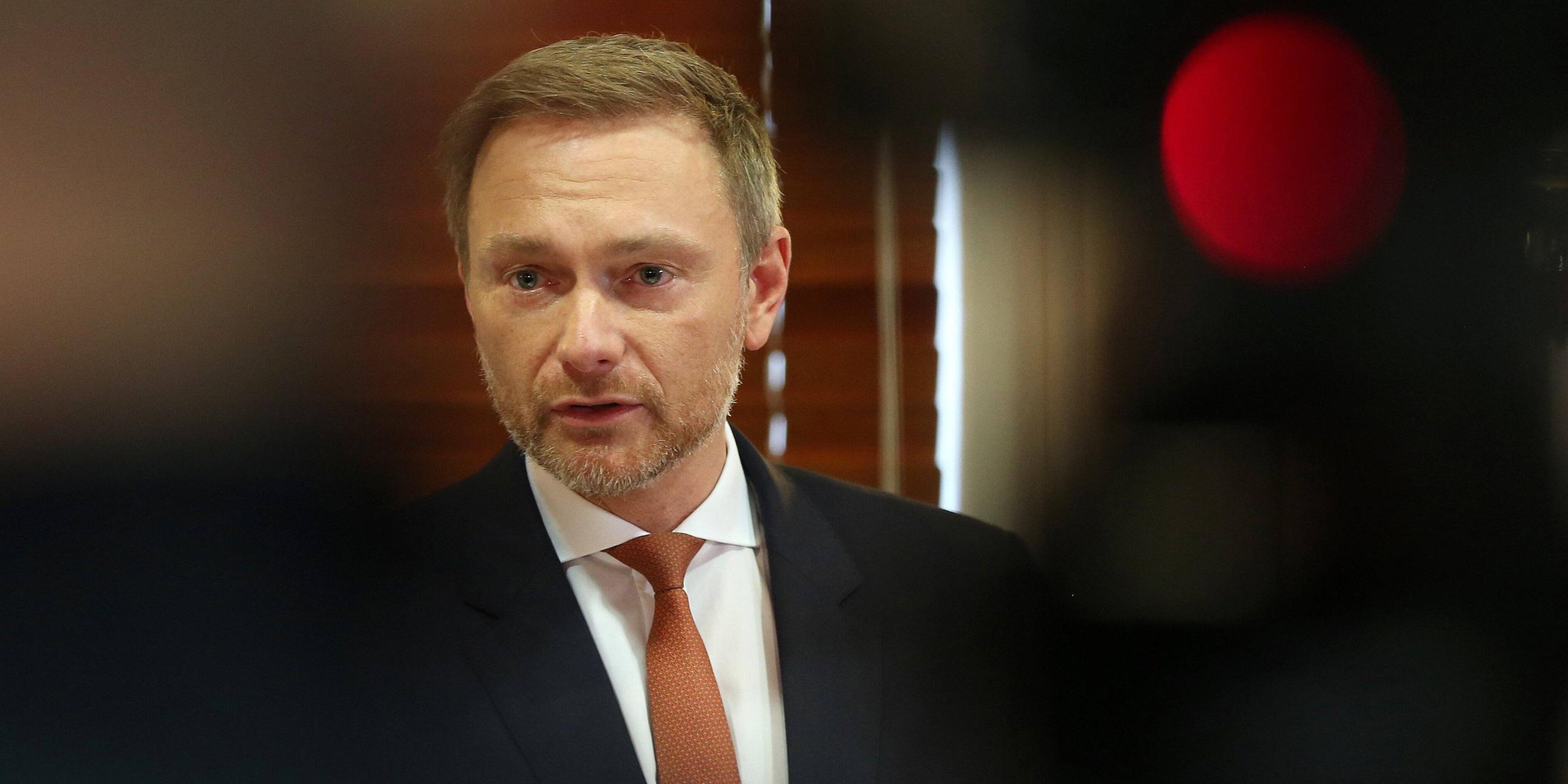 Archiv: Christian Lindner am 06.02.2020 in Erfurt