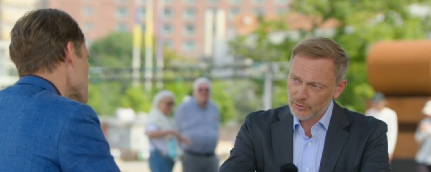 Christian Lindner im ZDF-Sommerinterview