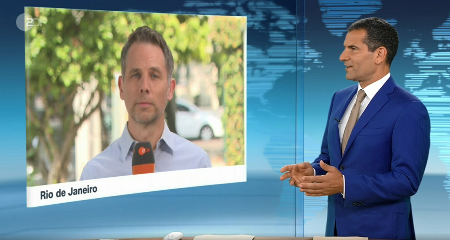ZDF-Korrespondent Christoph Röckerath aus Rio de Janeiro