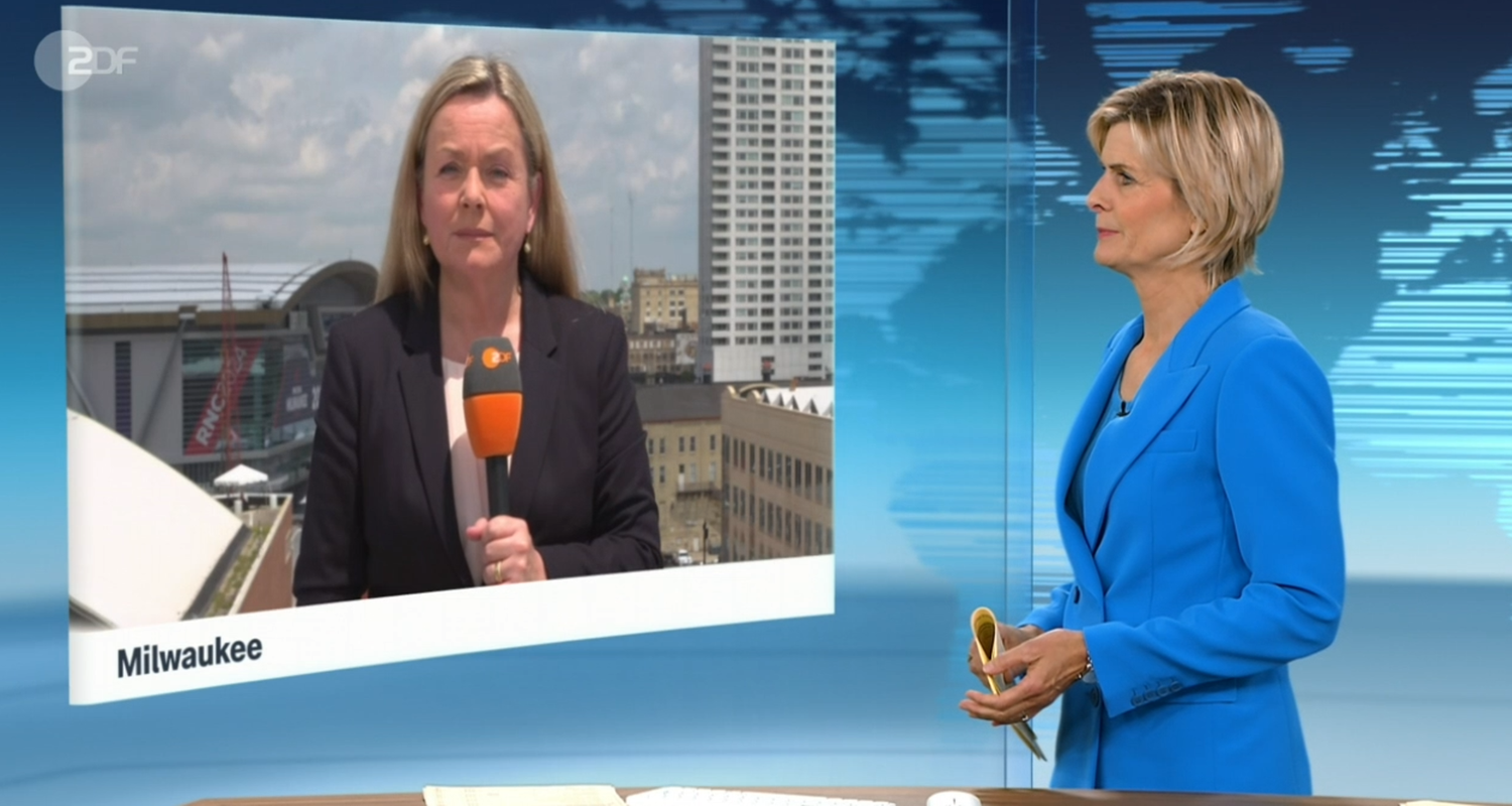 ZDF-Korrespondentin Claudia Bates aus Milwaukee