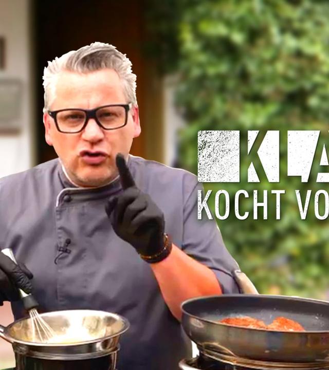 Klaus kocht vorm Haus 