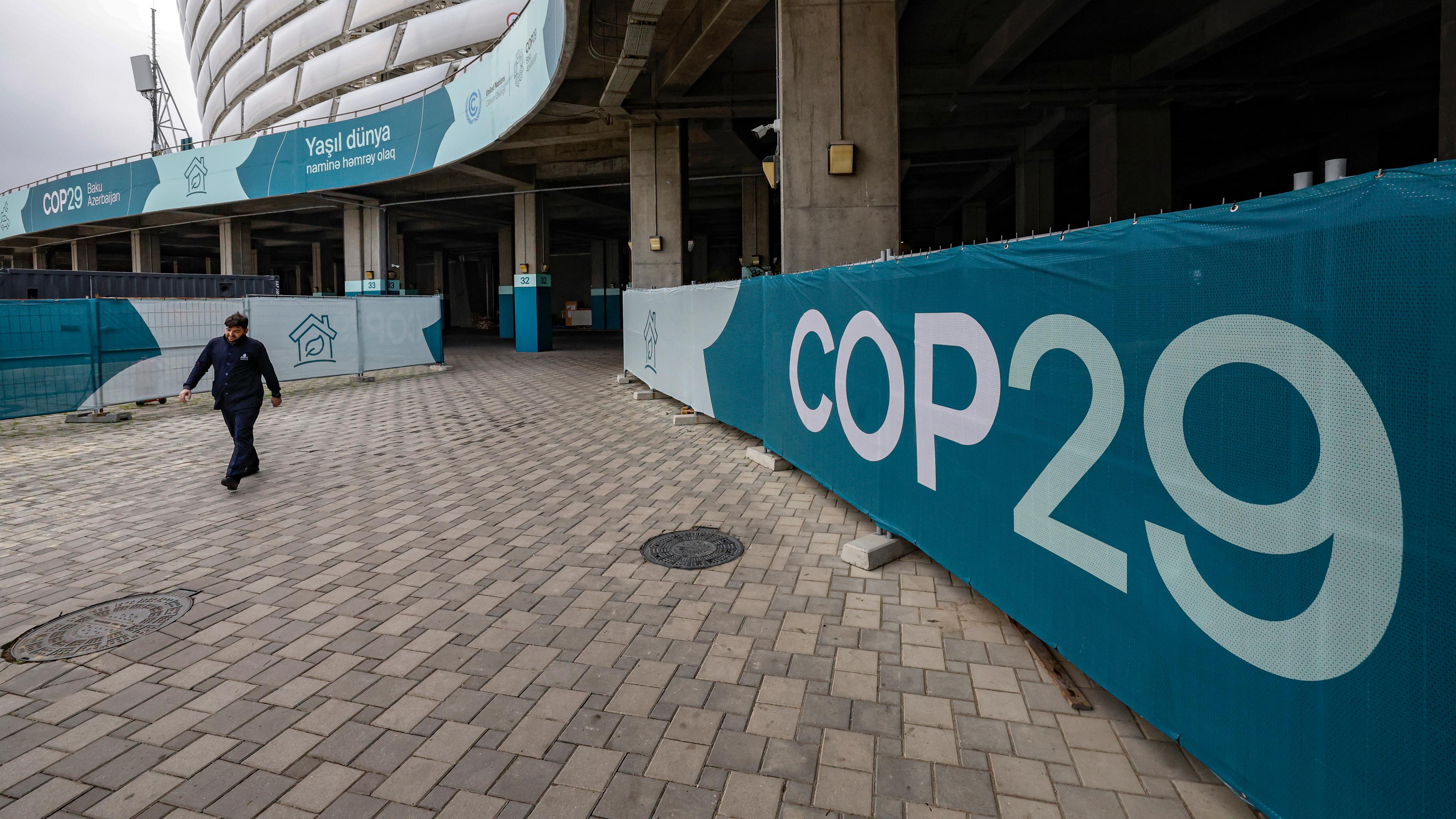 Schriftzug der COP29