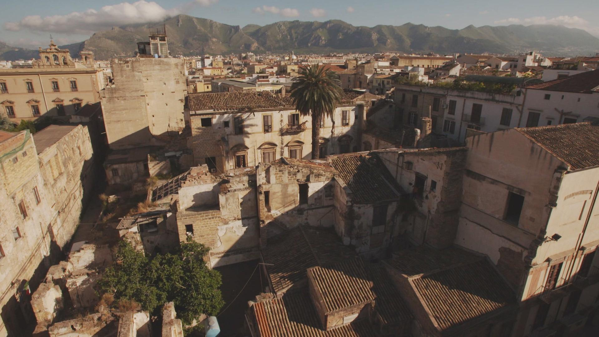 Panoramaaufnahme von Palermo