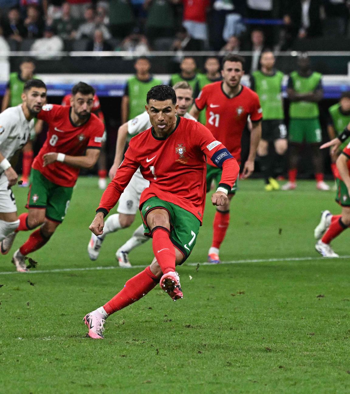 Portugals Cristiano Ronaldo in Aktion.