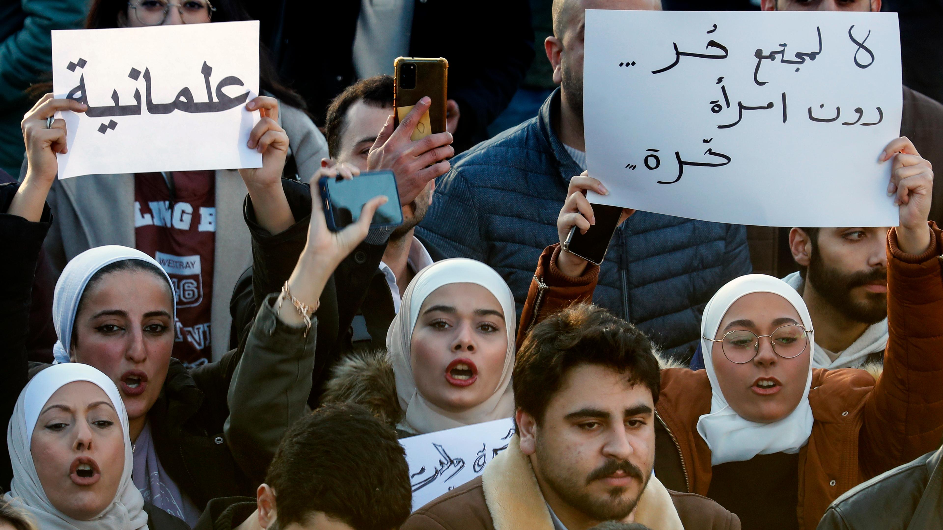 Demonstration in Damaskus