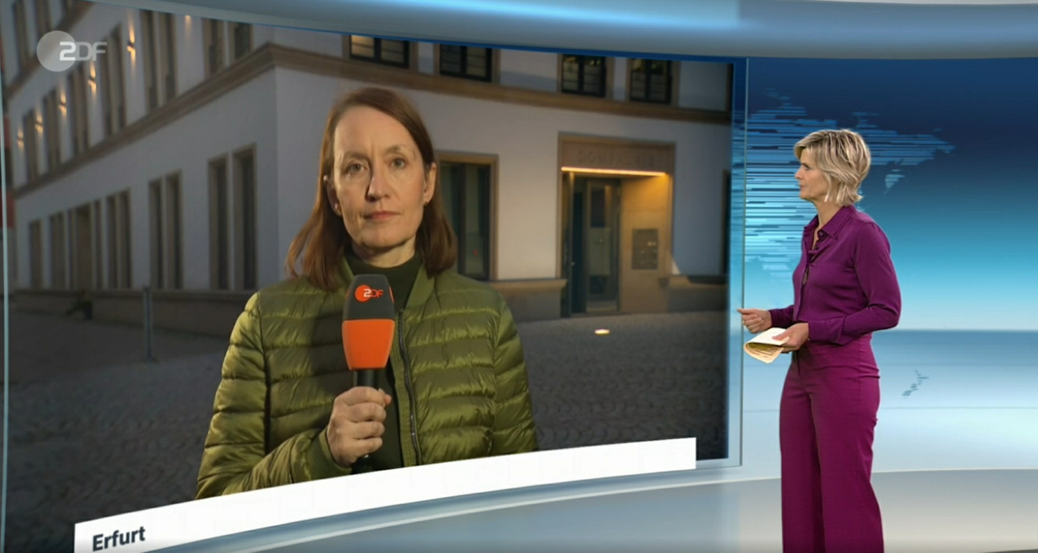 ZDF-Reporterin Daniela Sonntag aus Erfurt