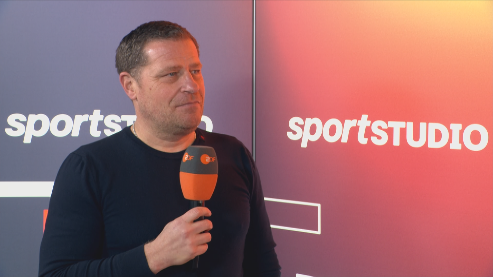 Max Eberl vom Bayern München Sport-Vorstand im Interview im aktuellen Sportstudio.