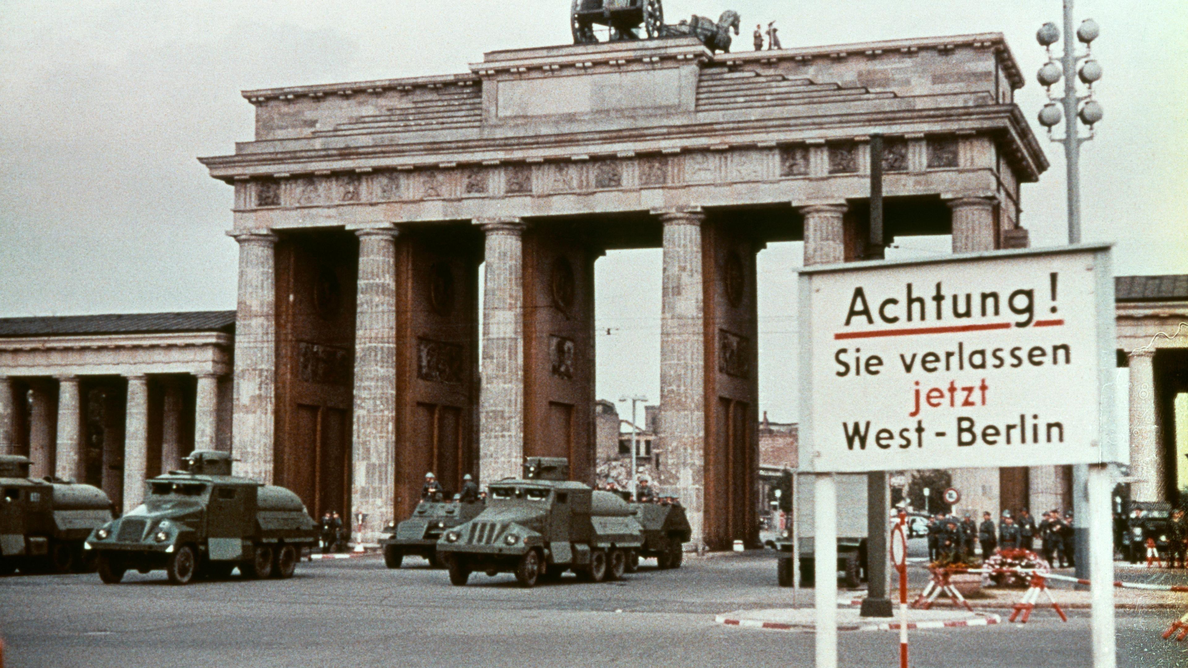 Бранденбургские ворота 1961