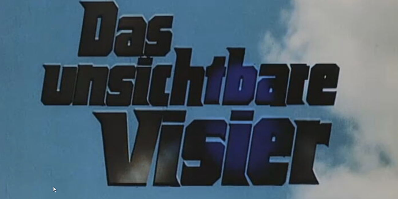 Logo der DDR-Fernsehserie "Das unischtbare Visier"