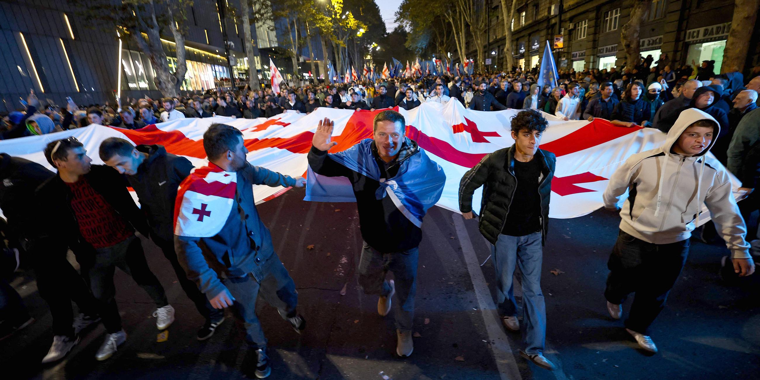 Demonstration in Tiflis