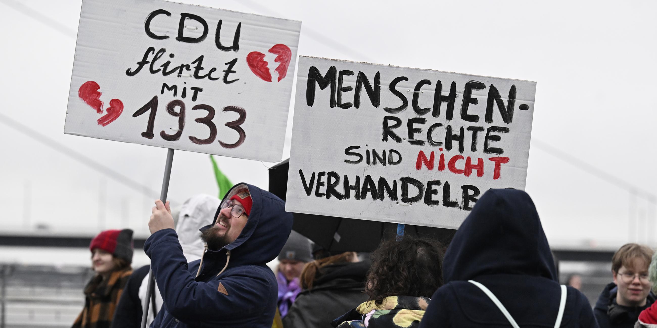 Demonstration in Düsseldorf