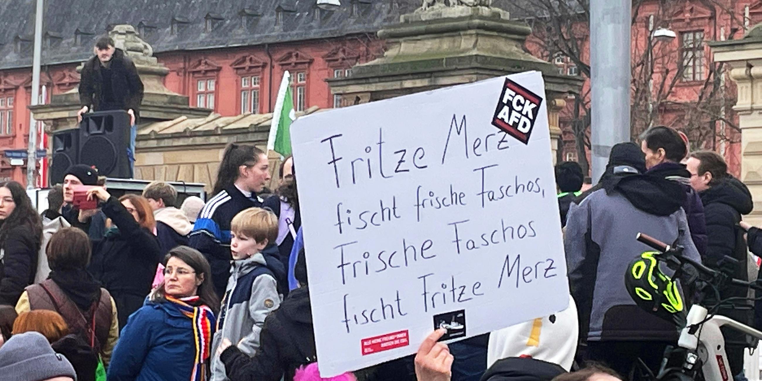 Demonstration in Mainz