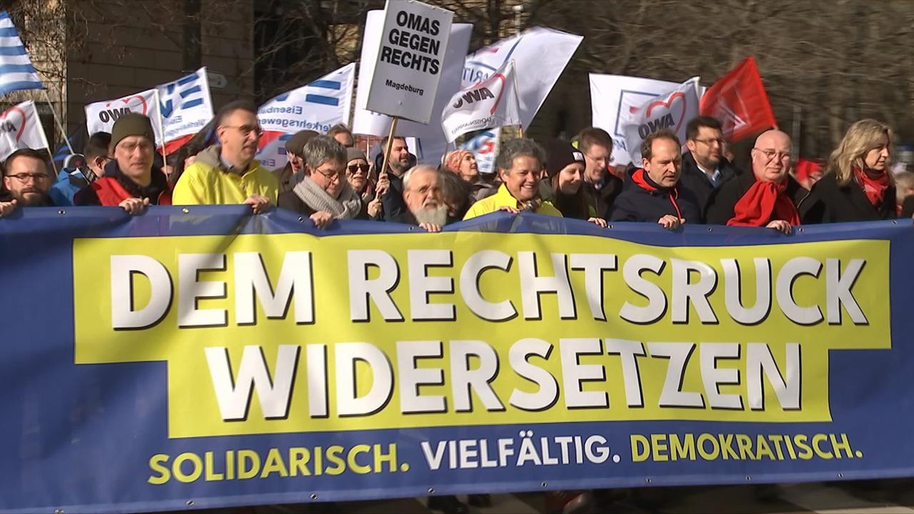 Demos Gegen Rechtsextremismus - ZDFheute