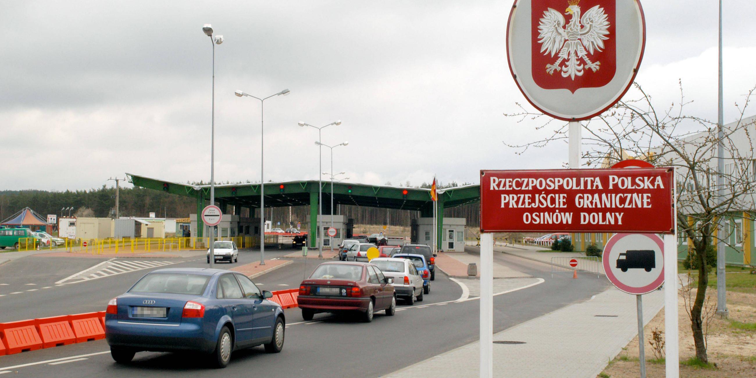 Deutsch-Polnischer Grenzübergang Hohenwutzen/Osinow Dolny