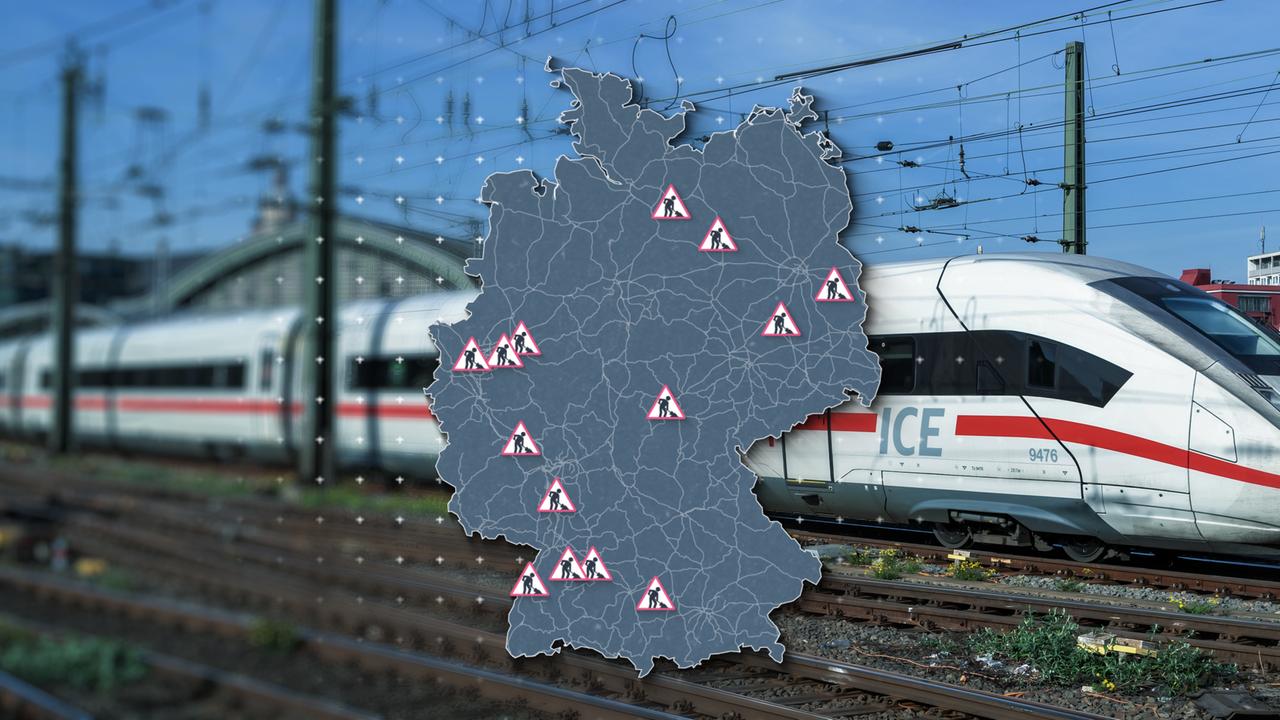 Deutsche Bahn: Viele Baustellen In Den Sommerferien - ZDFheute