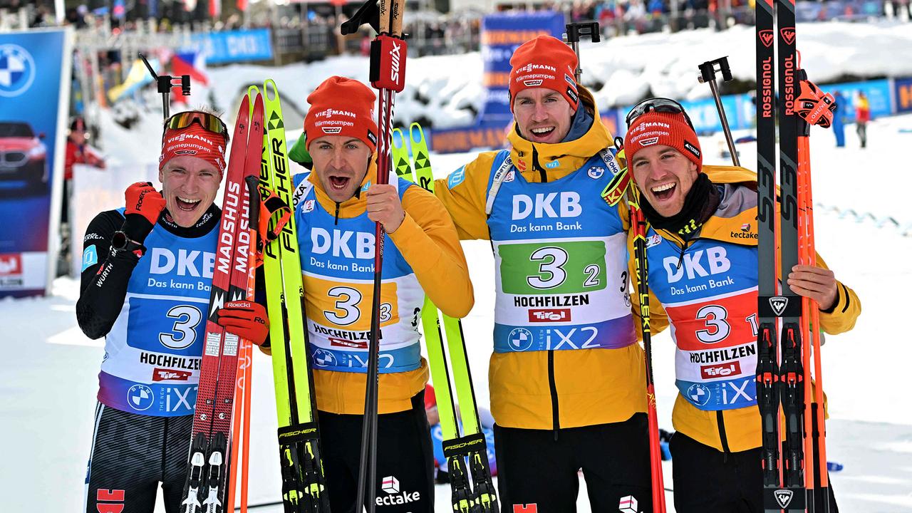 Biathlon In Hochfilzen: DSV-Männer-Staffel Läuft Aufs Podest - ZDFheute