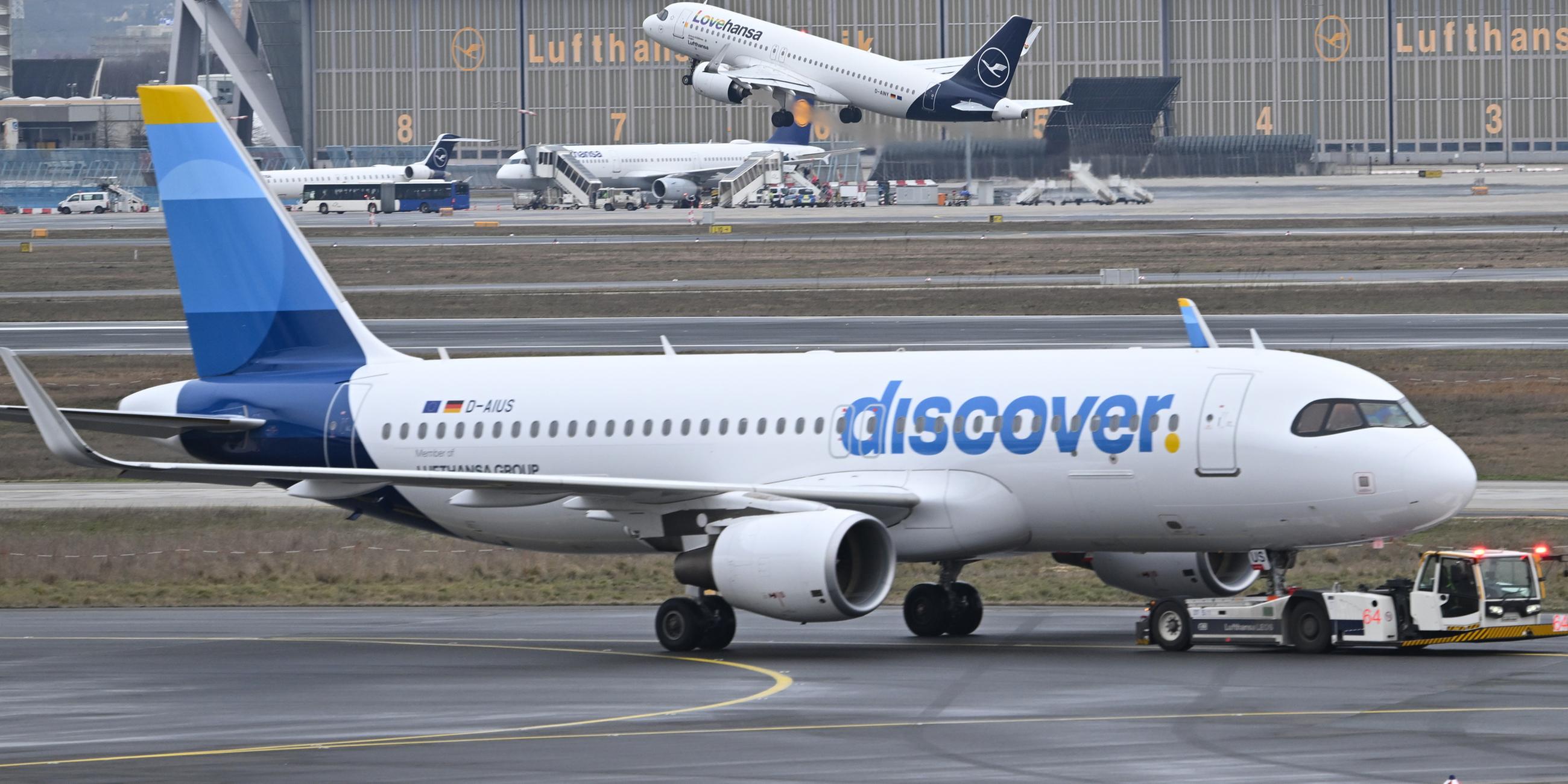 Passagierflugzeug der Discover Airlines