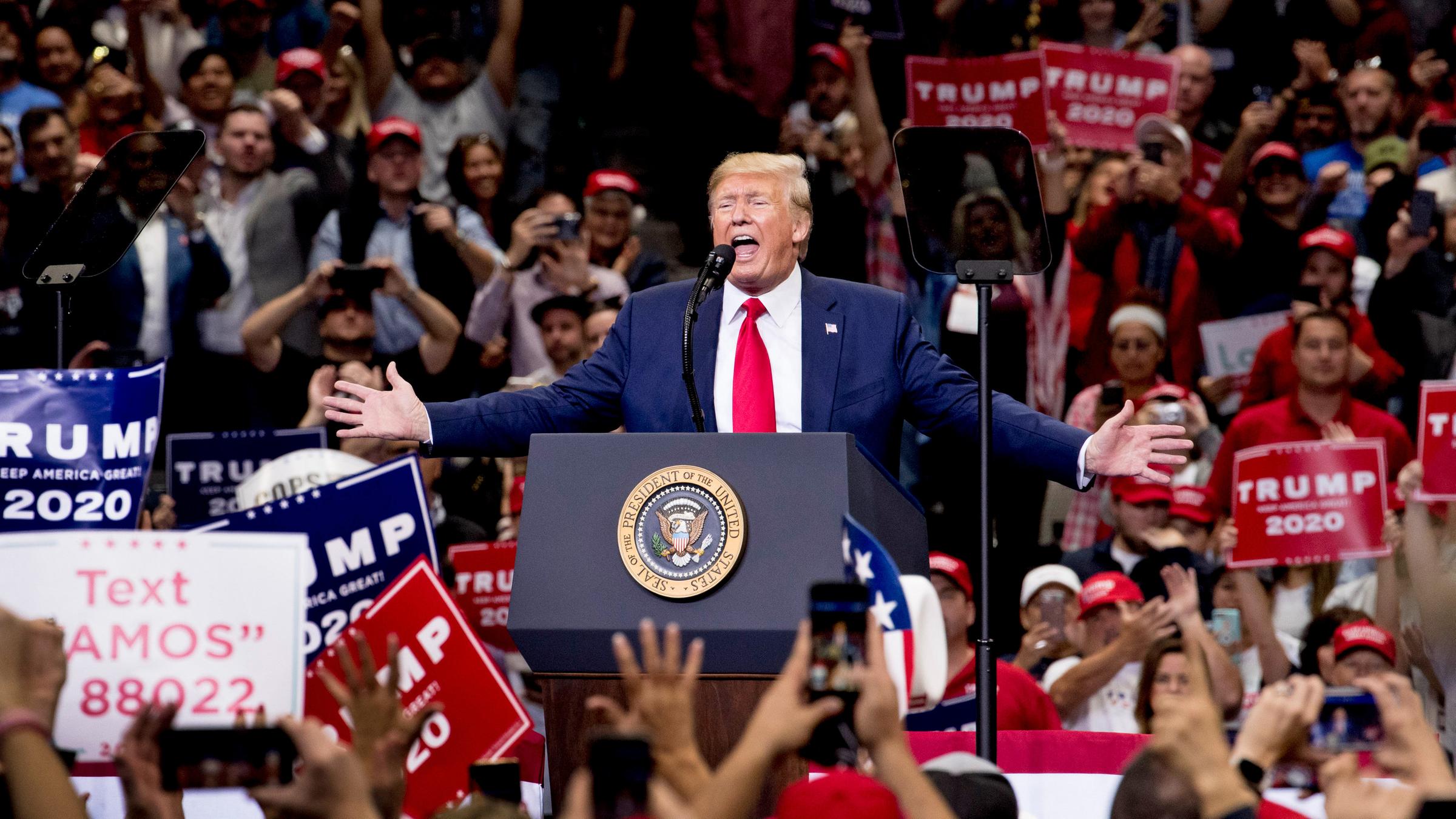 Wahlkampf In Dallas Texaner Im Trump Rausch Zdfheute