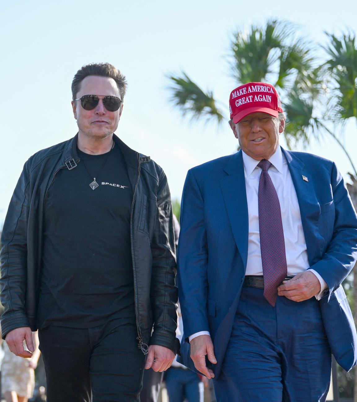 Donald Trump und  Elon Musk