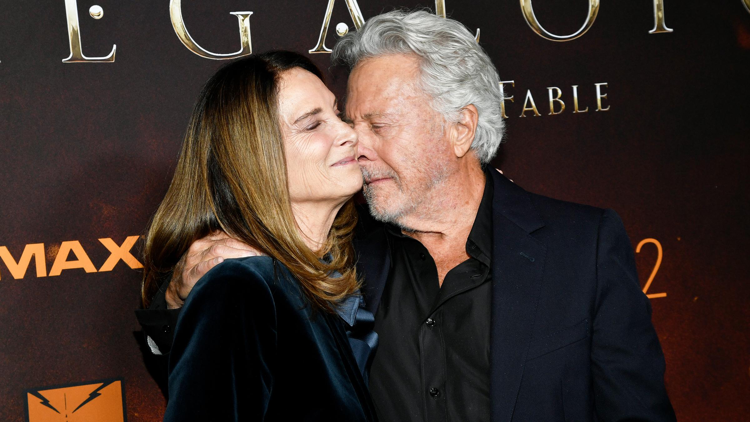 Dustin Hoffman mit seiner Frau auf dem Roten Teppich.