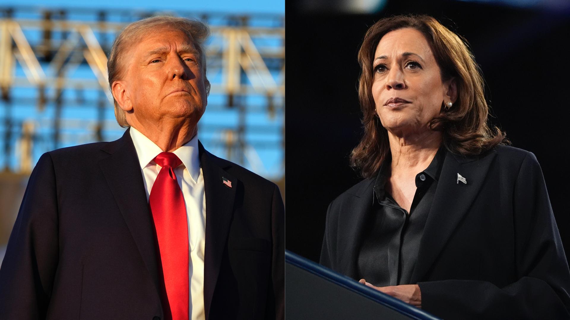 Donald Trump und Kamala Harris