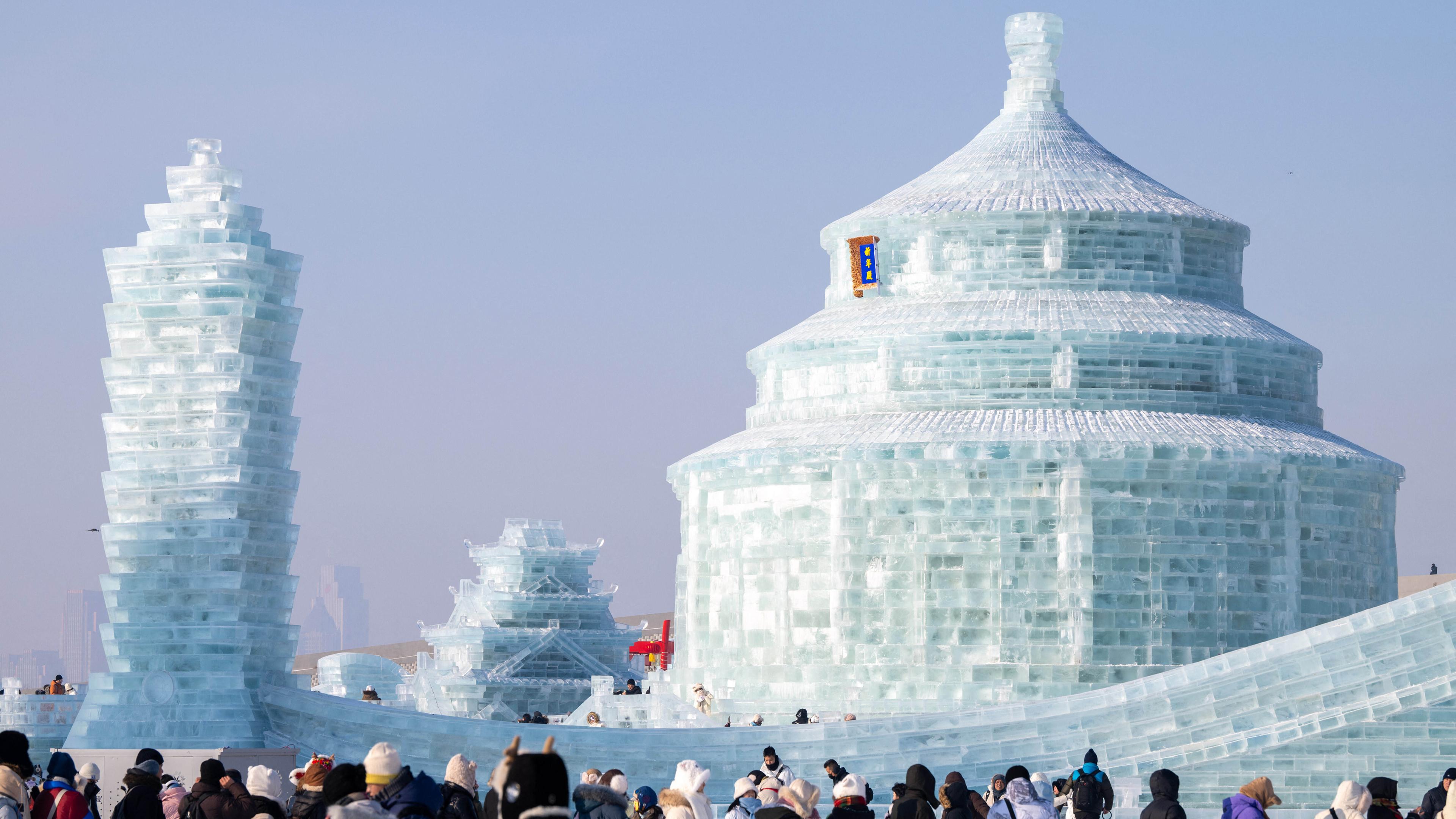 Ice-Snow World in Harbin - China