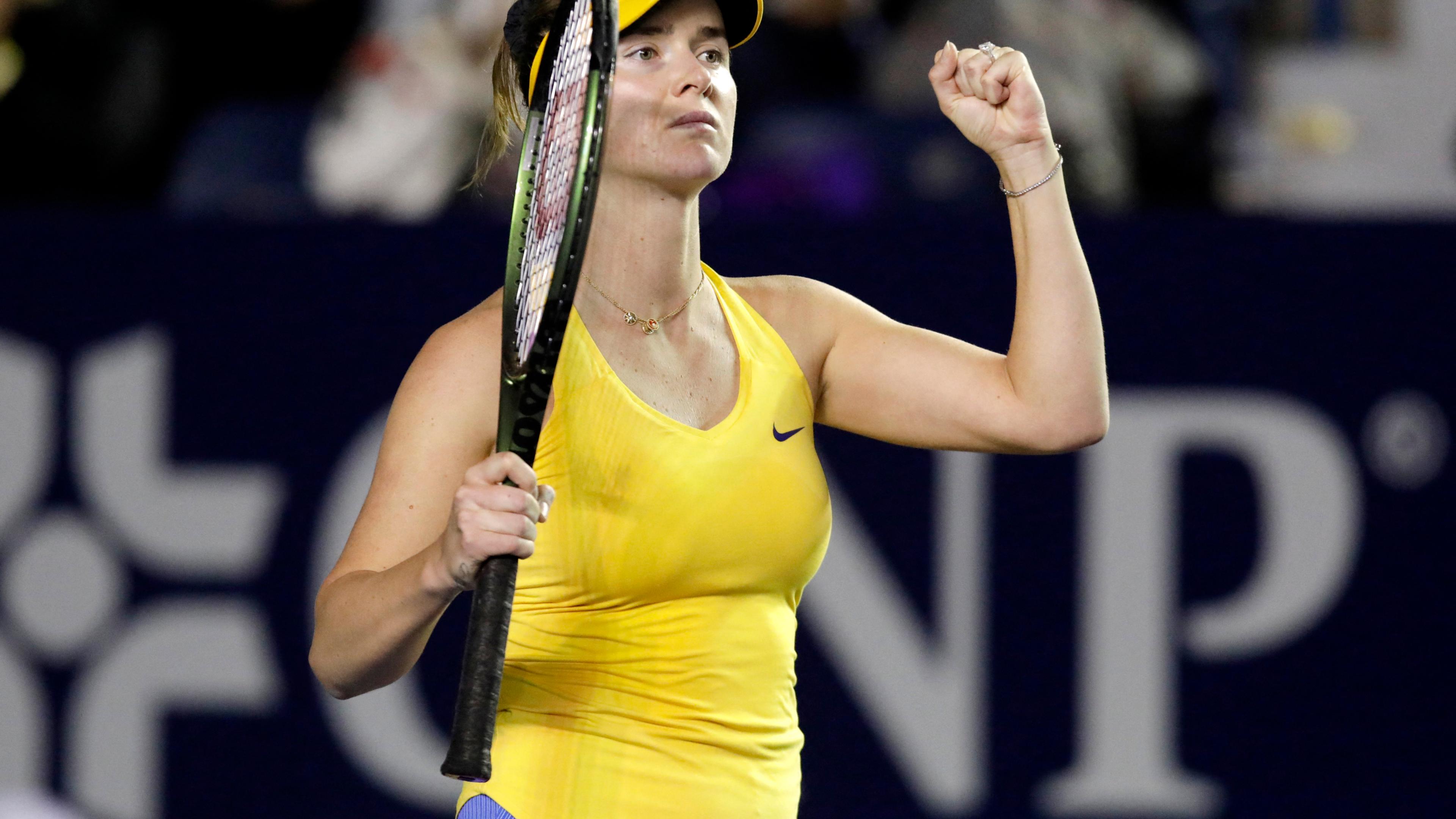 Die Tennisspielerin Elina Switolina ist Fahnenträgerin für die Ukraine