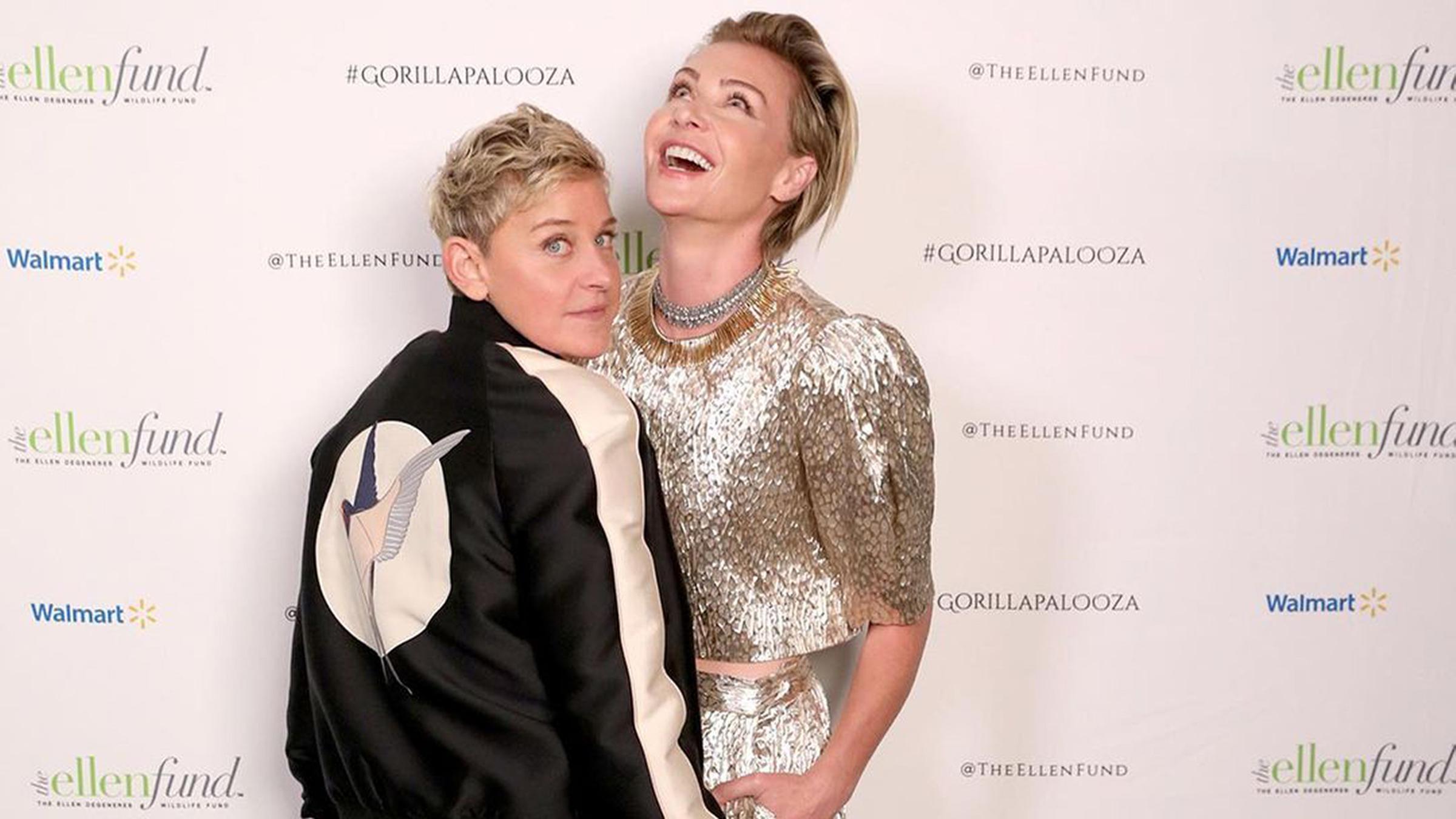 Ellen DeGeneres mit Ehefrau Portia