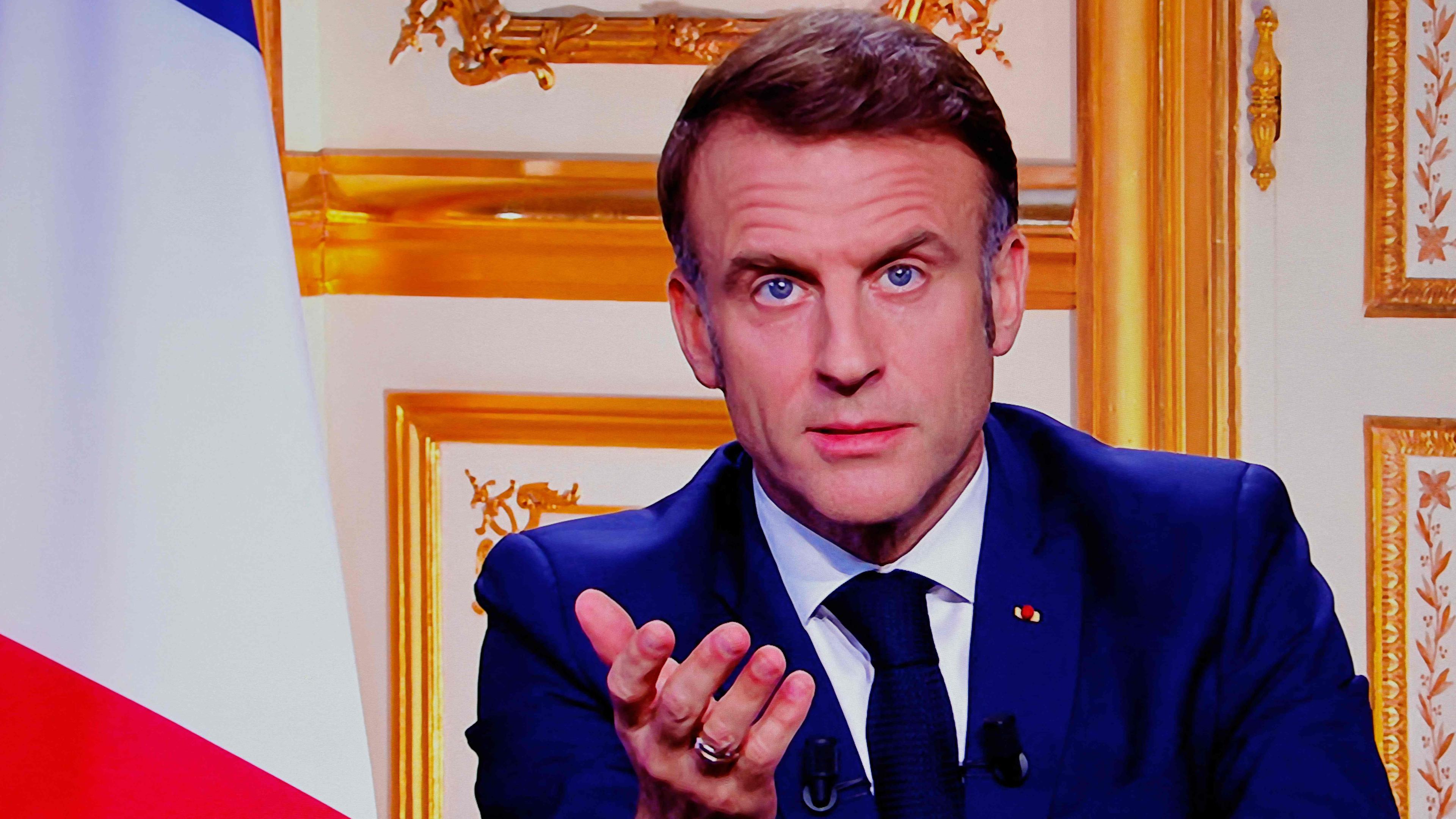 Fernsehansprache von Emmanuel Macron