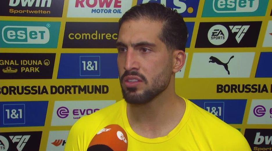 Emre Can, Spieler bei Borussia Dortmund Interview 