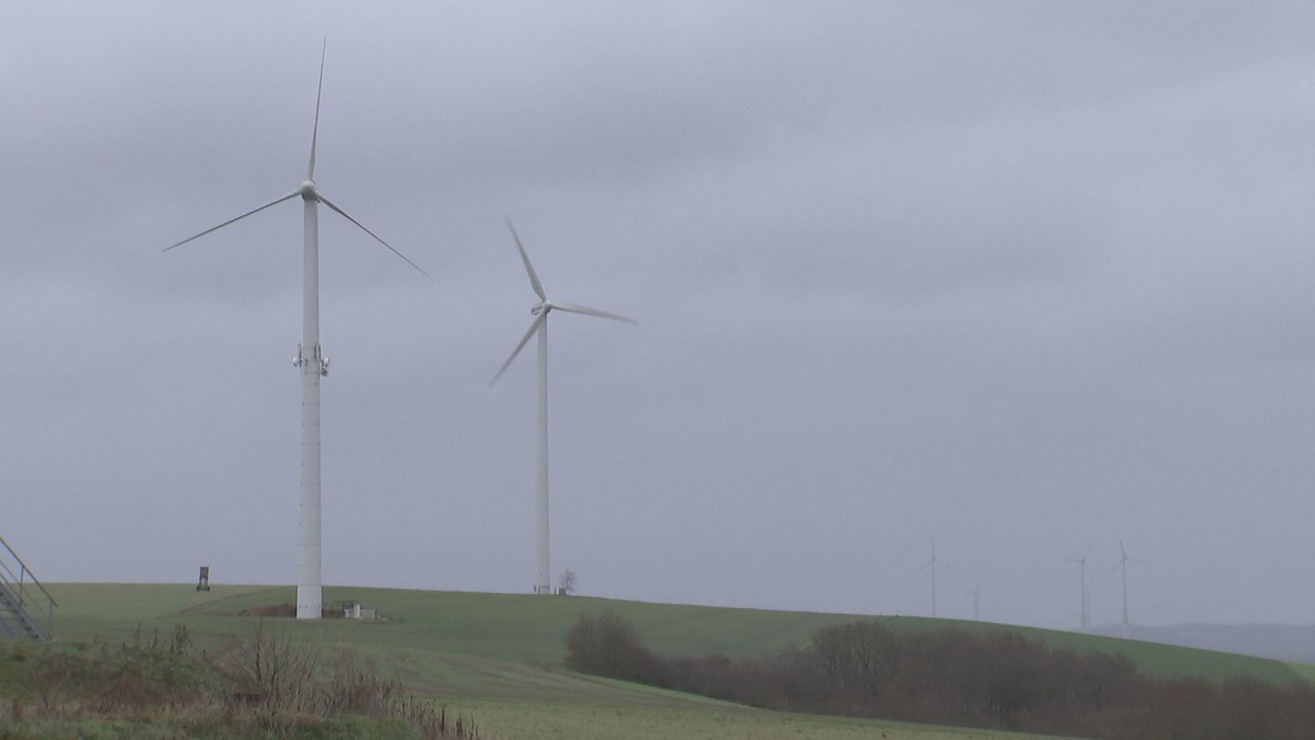 Windräder in Rheinland-Pfalz.