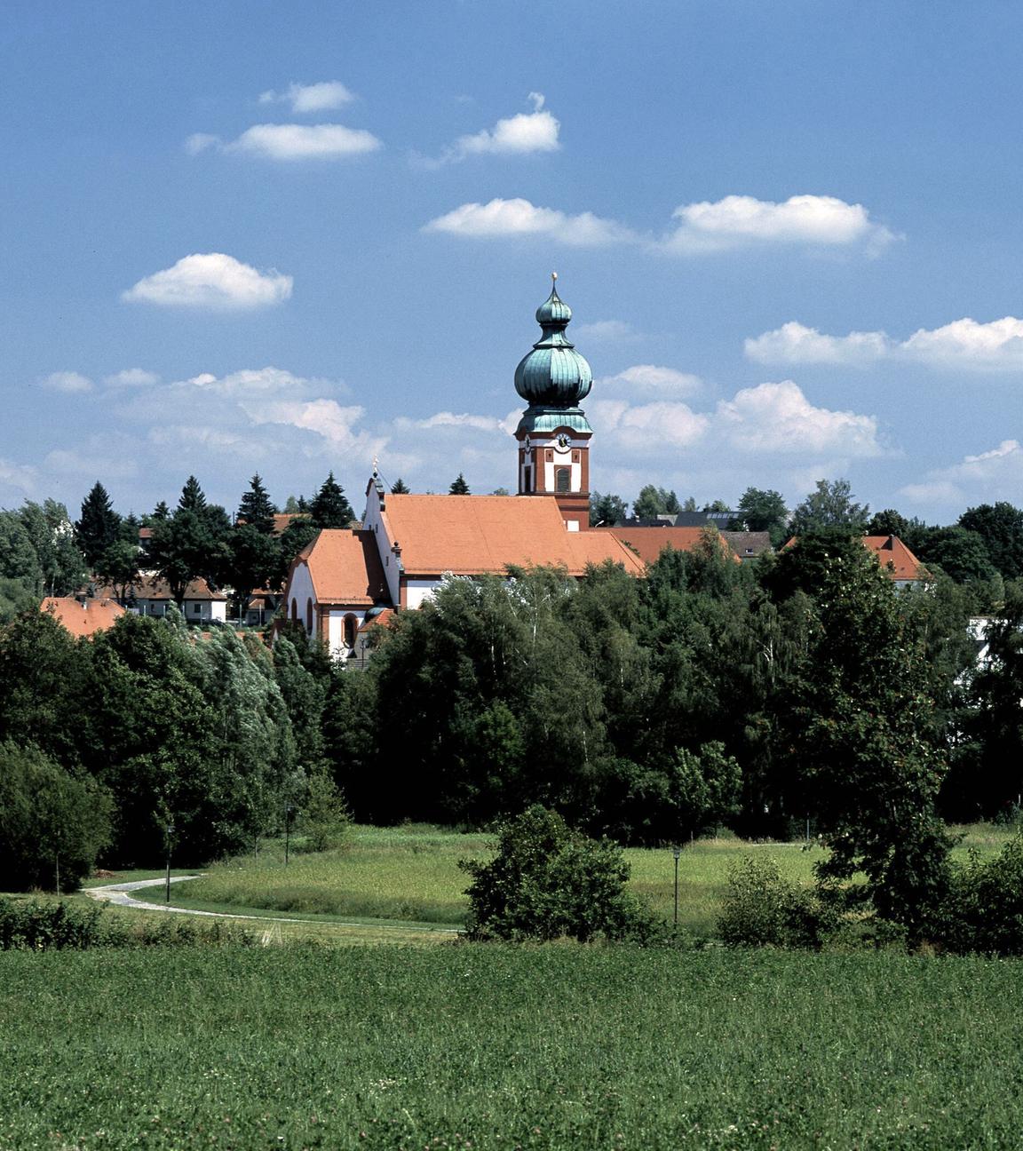 Stadtansicht von Eslarn im Loisbachtal